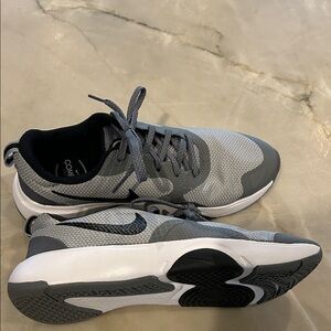 Nike Gray and Black Athletic Shoes